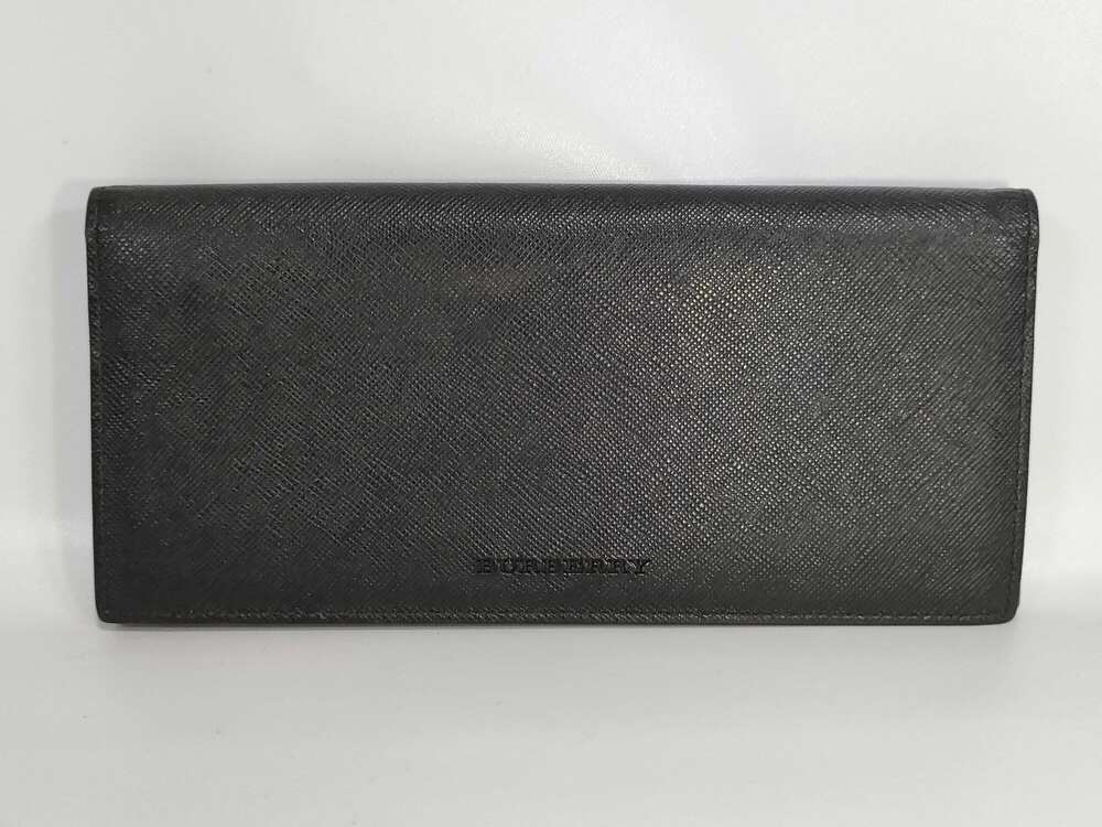 Burberry Embossed Saffiano Leather Continental Long Wallet